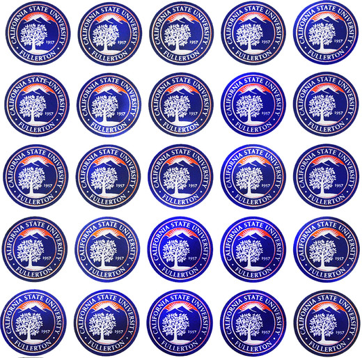 University Seal Stickers - 25 Count